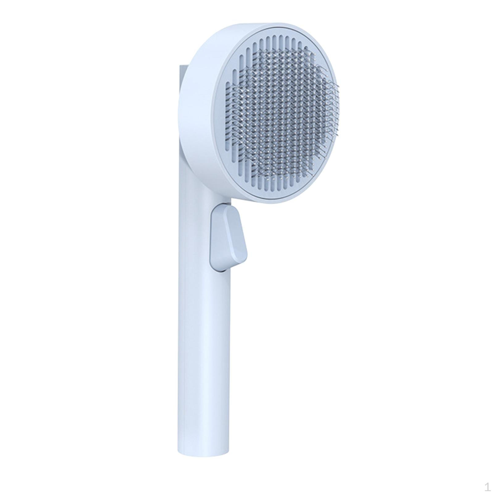 

Cat Brush, Pet Grooming Removes Tangled Hair Portable Shed Haired Slicker Brush for Cleaning Dogs синій