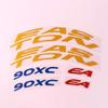 Bicycle Decals MTB Bike Reflective Stickers Bicycle Rim Decals Bike Wheel Rims Bicycle Stickers