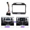 9inch 2din Car Fascia For Kia Sportage 3 4 SL 2010-2016 Panel Dash Mount Installation Double Din DVD Frame Car Radio Meter Frame