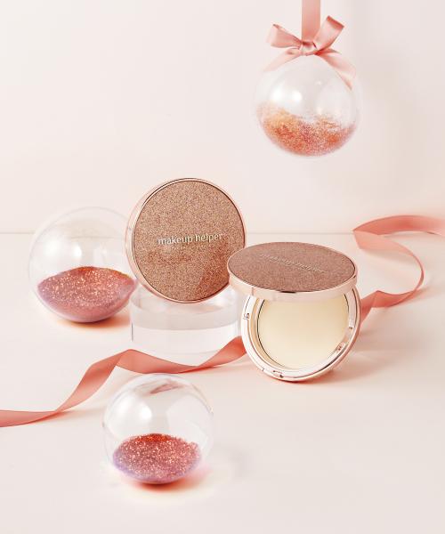 [makeup Helper] Art Pact Original Pro Finish Powder & Rose Glitter Brush Set 25g