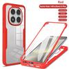 360 Grad Doppelseitige Vollschutz Hülle für Xiaomi Redmi Note 15 14 13 12 Pro 4G 5G Pro+ Plus note 12 Schlanke Klare Rückseite