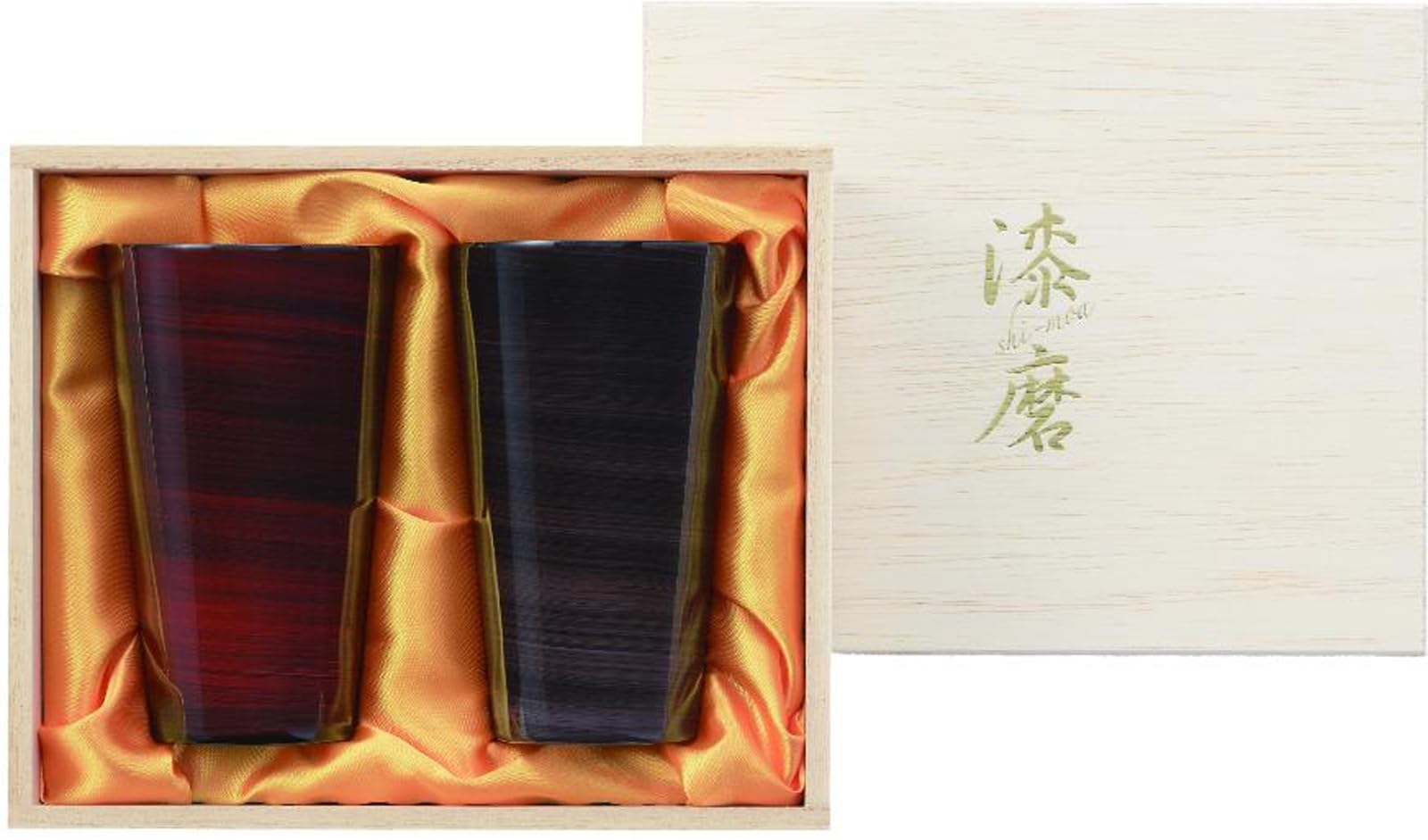 

Lacquered Straight Tumbler (2-Piece Set) - Akatsuki/Shikage (Purple Shadow) TS-15