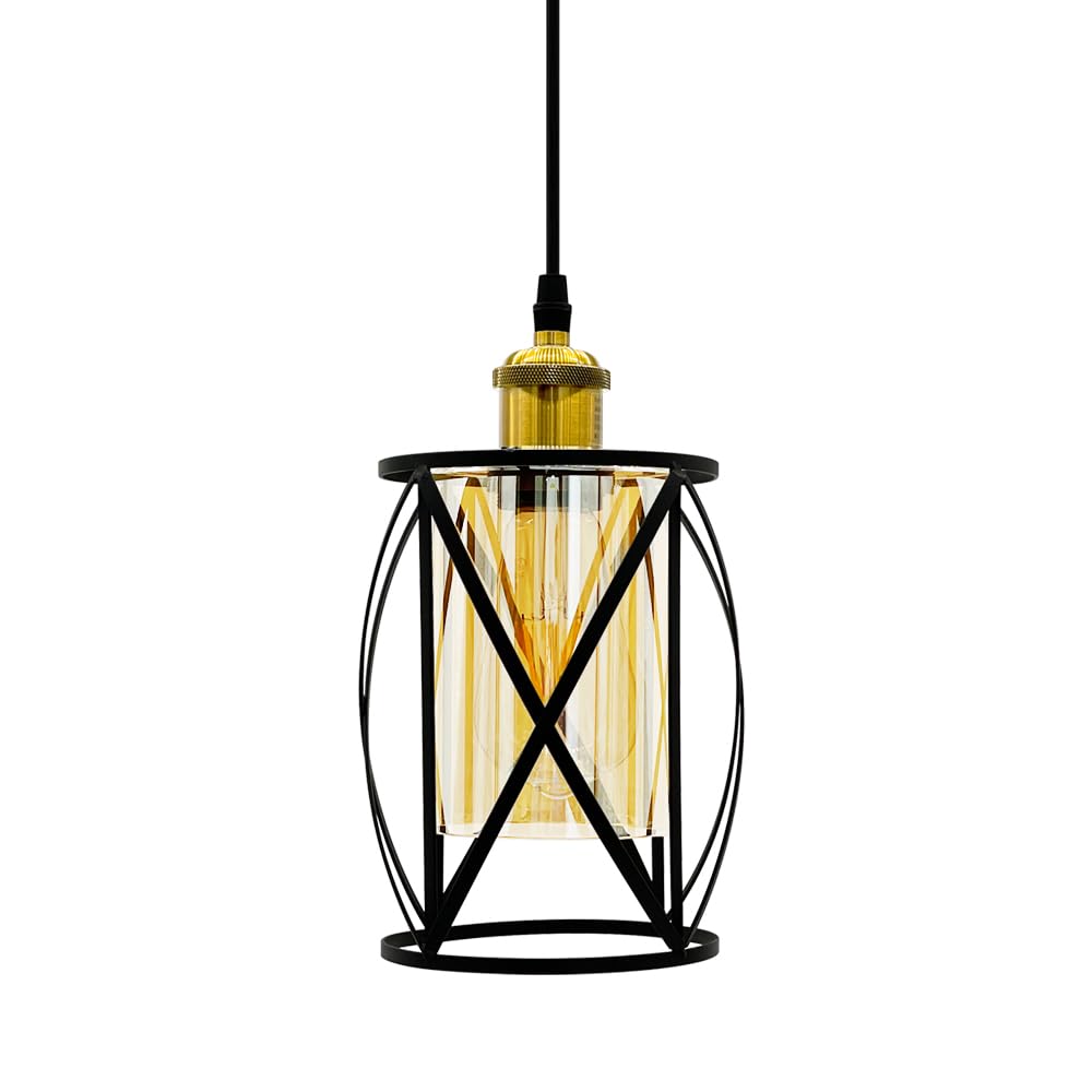 

Pendant Western ceiling amber hanging dining living single interior ambient ceiling adjustable decorative cover included wiring duct fixture body