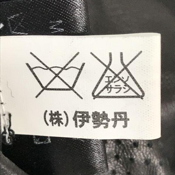 Italian L(!)W BRAND Leather Jacket Men M Black Rider Zip Jumper cBH552(USED)