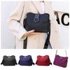 Solid Color Nylon Shoulder Bag Korean Style Canvas Bucket Bag Fashion Women Crossbody Bag  Student