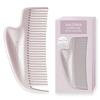 SALONIA Glossy Care Metal Guasha Comb Hair Brush Pink Japan