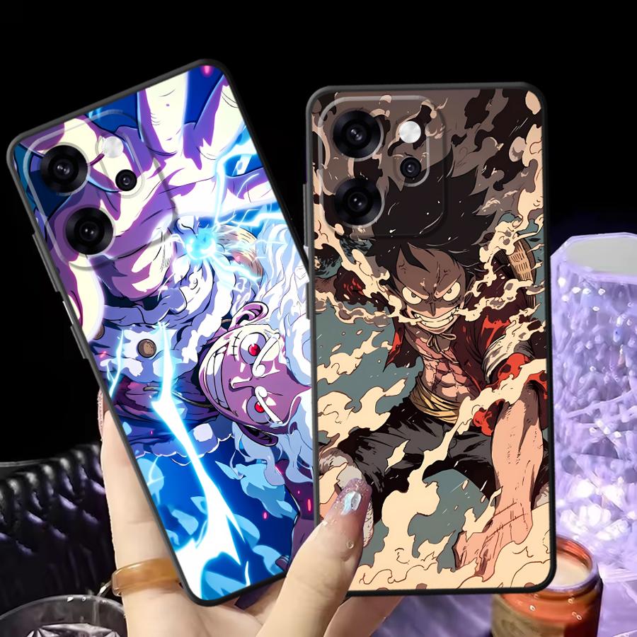 Phone Cover Case for Oppo A74 A84 A76 Reno 4F 5 6 7 8 10 11 14 F9 F11 F29 A96 A83 A98 A93 A78 Cool Luffy Anime