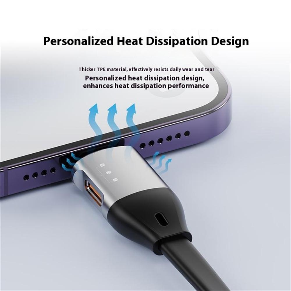 Lightning to Type C OTG Data Cable 40MB/S Transfer for Hard Drive/U Disk/Digital Headphones/Action Camera/Sound Card