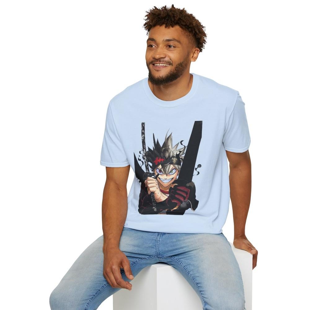 Asta Black Clover Unisex Jl Anime TShirt Softstyle Front Printedm Gift S