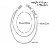 SHIXIN Hip Hop Punk Rivet Beads Pants Waist Chain for Men Women Rock Double Layered Belt Jeans Chain Street Jewelry Accessories