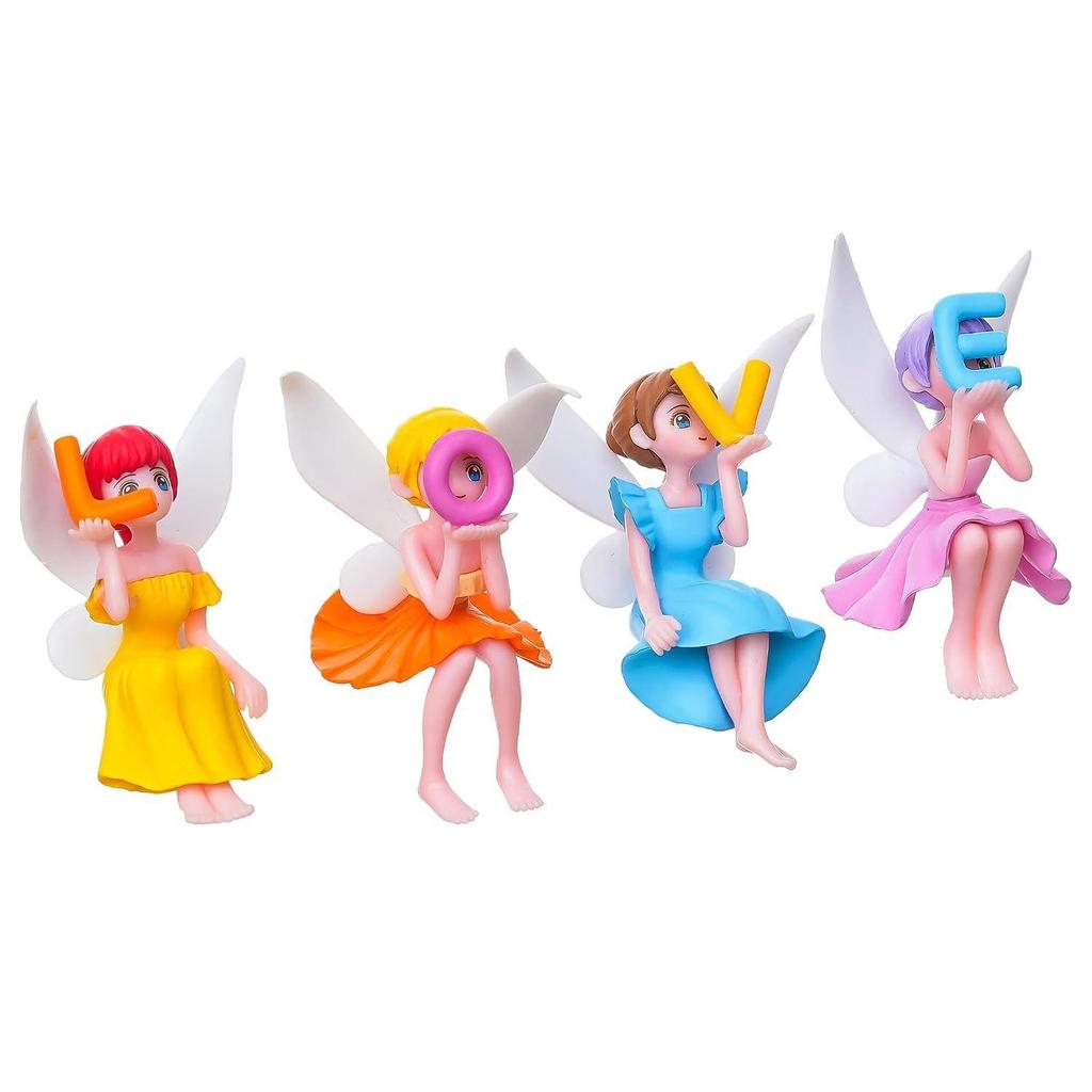 CraftIndia Set of 4 Dolls with Love Miniature Toys