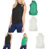 Elegant Women Sleeveless Lotus Chiffon Shirt Exuding Timeless Style For Office Wear