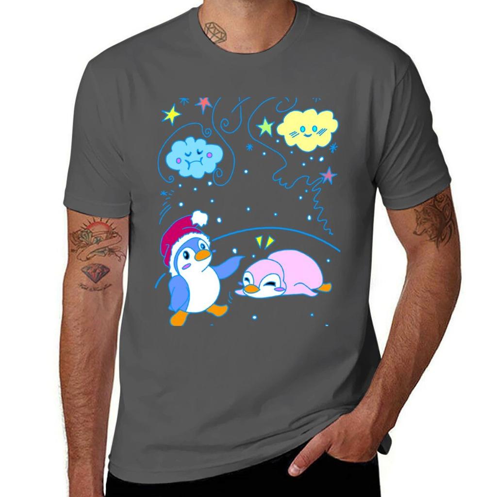 Penguin Kawaii Tshirt Lightweight Cooling Short Sleeve Tee