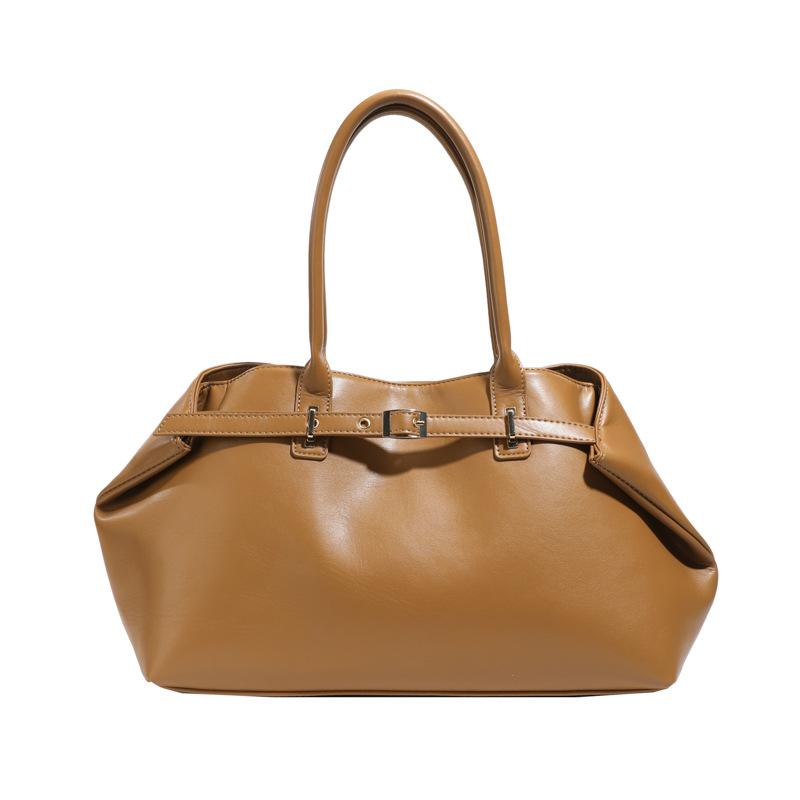 Tote Bag New Large Capacity Bag Women's Loop with Decorative Armpit Bag Handbag Texture Fashionable Commuting Shoulder Bag