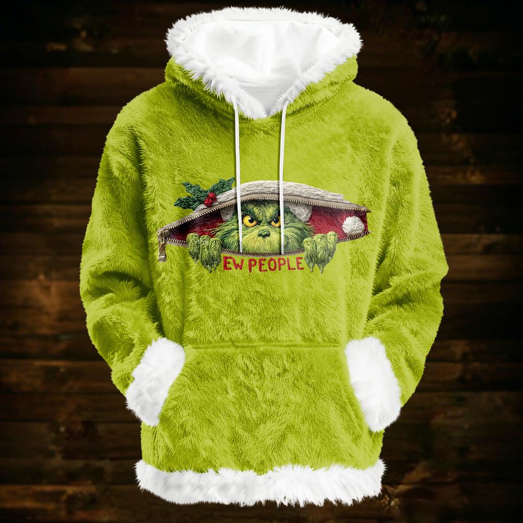 Φούτερ με Κουκούλα Για Γυναίκες Oversized Χειμερινά Βελούδινα Χαριτωμένα Φούτερ Πουλόβερ Μοντέρνα Φθινοπωρινά Χειμερινά Ρούχα