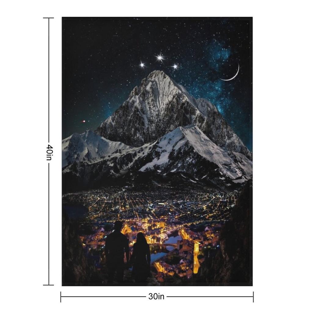 Velaris - City of Starlight, Court of Dreams WITH TEXT Throw Blanket Polar For Baby decorative Soft Plaid Blankets