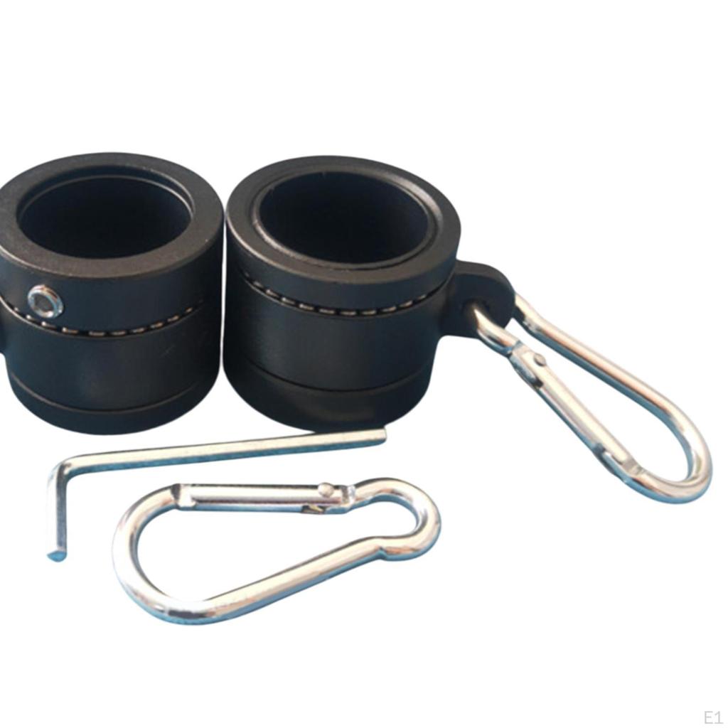 2 Bucăți Inele pentru Stâlp de Steag Inel de Montare Aliaj de Aluminiu Cleme Convenabile pentru Stâlp de Steag