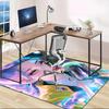 1pc KPop Demon Hunters RUMI5 Design Area Rug - Non-Slip, Soft & Cozy Floor Mat for Living Room, Bedroom, Office - Indoor/Outdoor Decorative Carpet