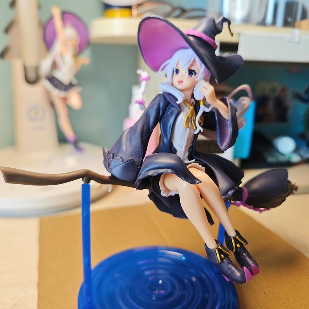 1-2 Stück Elaina Anime Figur Die Wandernde Hexe: Die Reise der Elaina~Entspannungsversion~ Actionfigur Hexe Figur Modell Spielzeug Geschenk