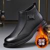 Autumn Winter Zipper Designer Ankle Boots for Men Solid Color Fashion Casual Work Shoes Male High Quality Cow Leather Boots Man