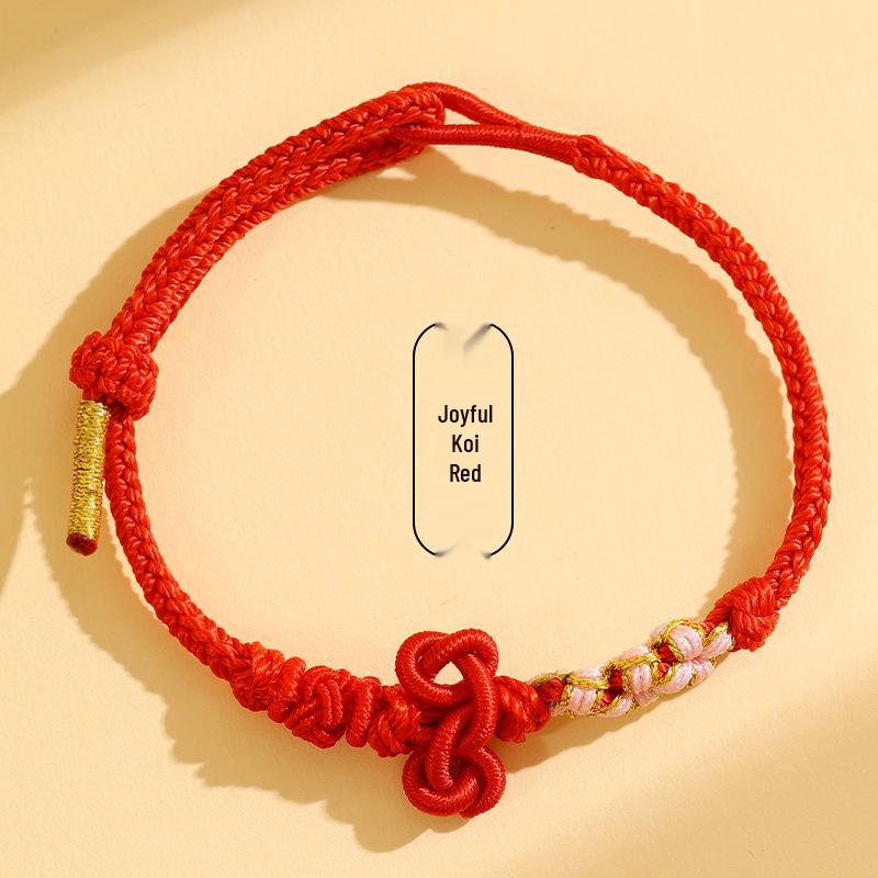 Success Koi Bracelet: Wenchang Knot Good Luck Charm for Students