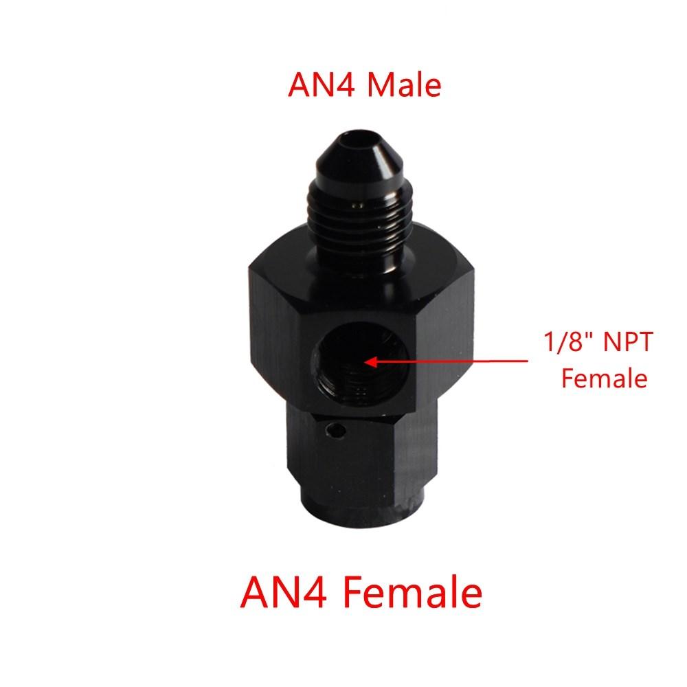 

1 шт. фитинг для отбора давления топлива AN6/AN8/AN10/AN12 с наружной и внутренней резьбой 1/8 NPT, поворотное соединение, адаптеры для шлангов и портов манометра