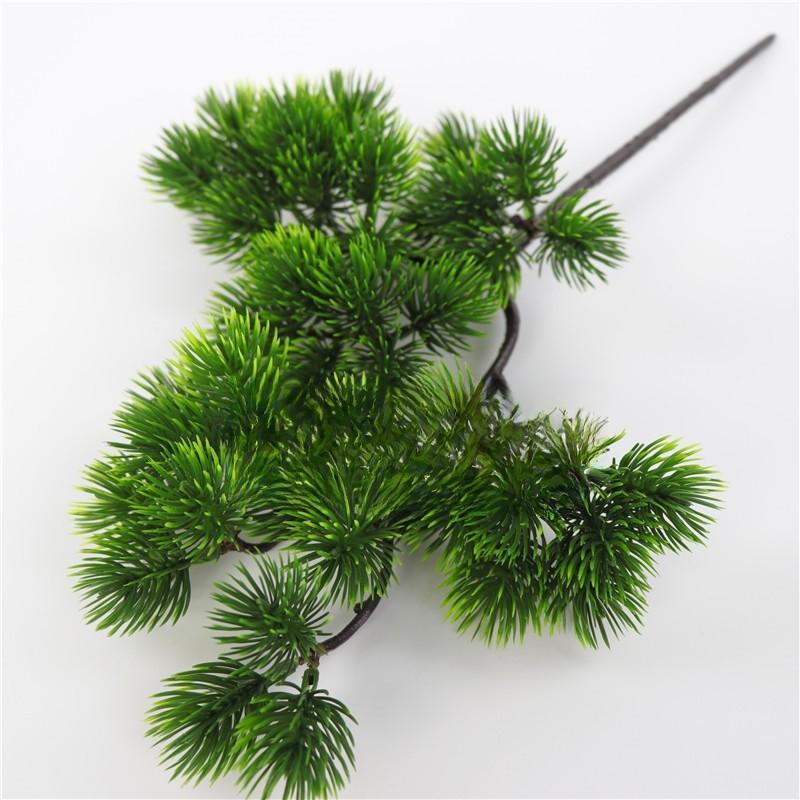 Zucc Pinus Bungeana Single Branch Beautiful Artificial Plant Realistic Decor