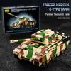 Tiger 97001 Heavy Tank Military Model Building Kit with Minifigures