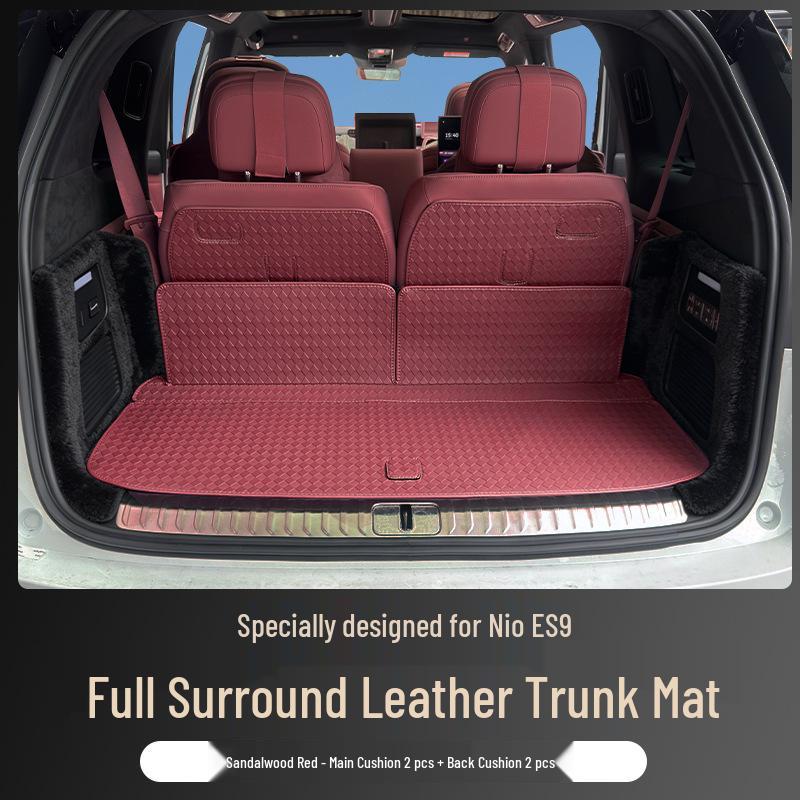 Full Coverage Trunk Mat for 26 NIO ES9 Models: Seat Back & Tail Box Interior Accessory
