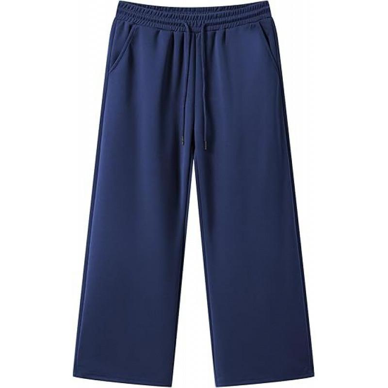 Lässige lockere lange Hose mit elastischem Bund für Reisen und Freizeit