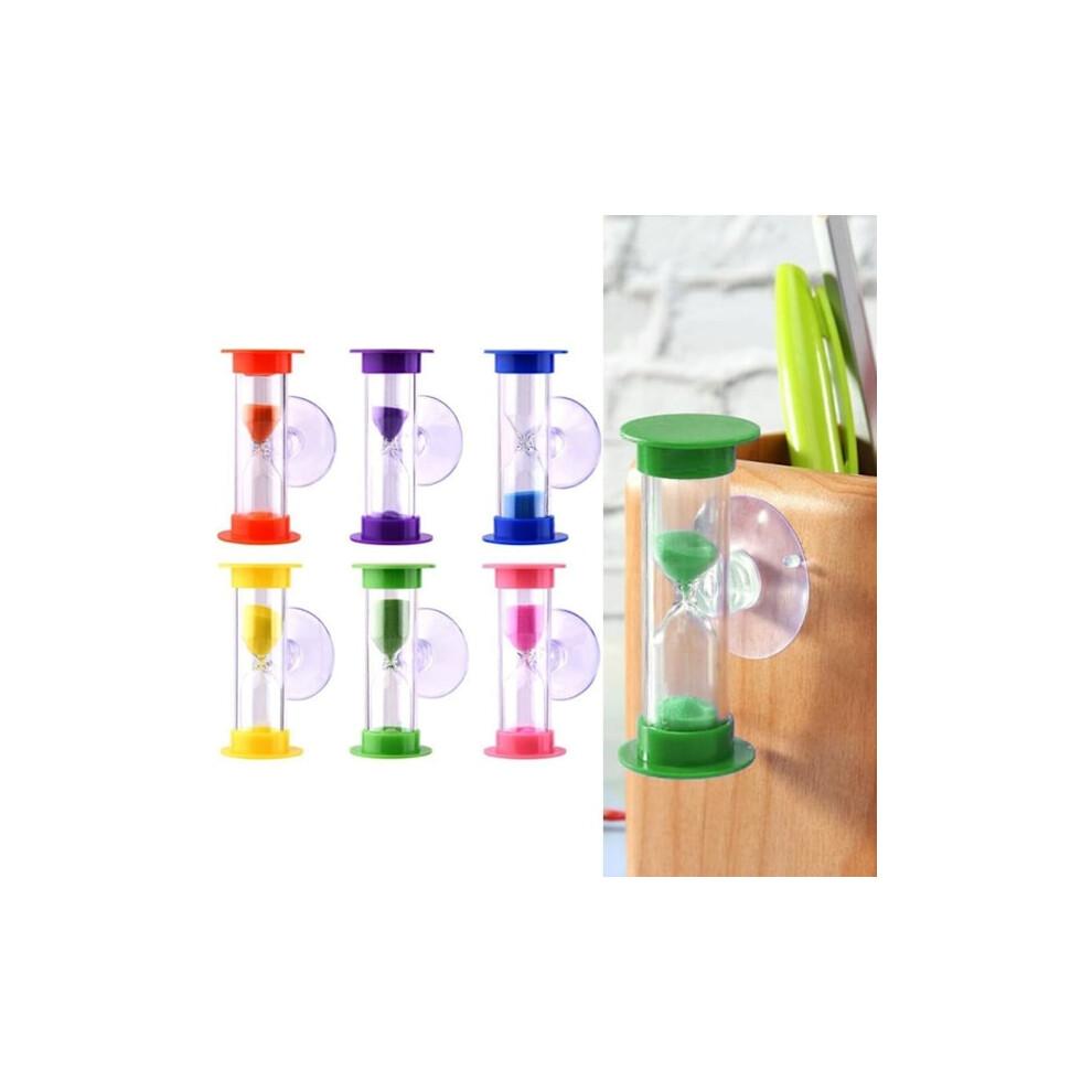 2 Minute Shower Sand Timer Suction Cup Bathroom Countdown Hourglass No Batteries Needed Funny Bath Accessory Blue