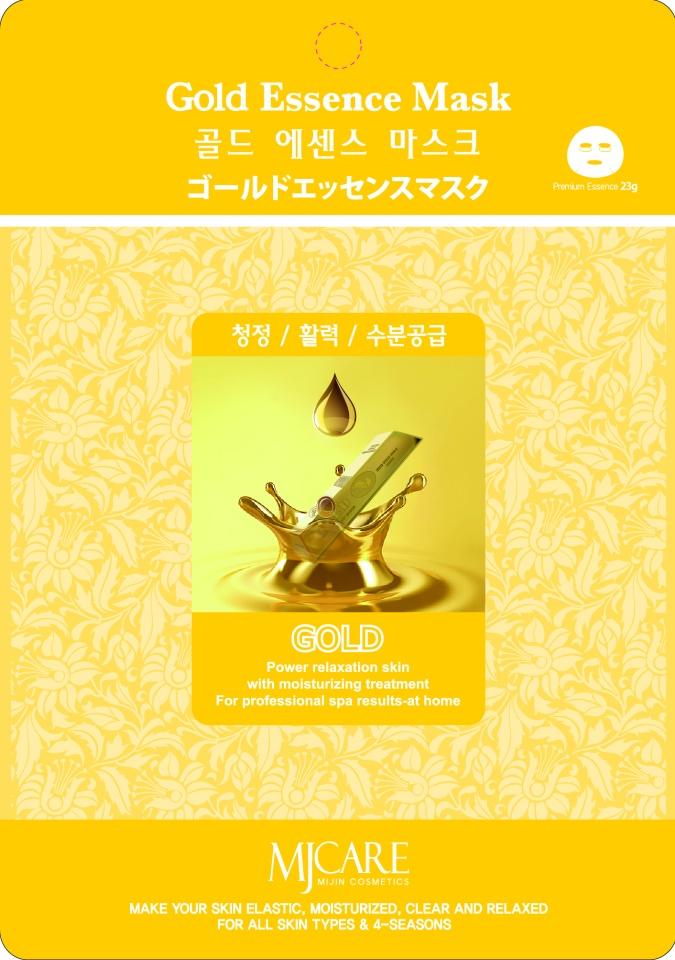 

MJCARE GOLD ESSENCE MASK Тканевая маска для лица с частицами колоидного золота