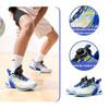 Anta Whirlwind Mesh Durable Breathable High-Top Kids Basketball Shoes Kids sneaker Bright-Blue White 312321118H-5