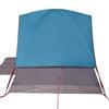 Dome Camping Tent for 2 Persons Blue Waterproof