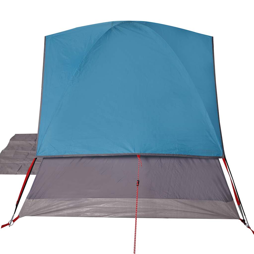 Dome Camping Tent for 2 Persons Blue Waterproof
