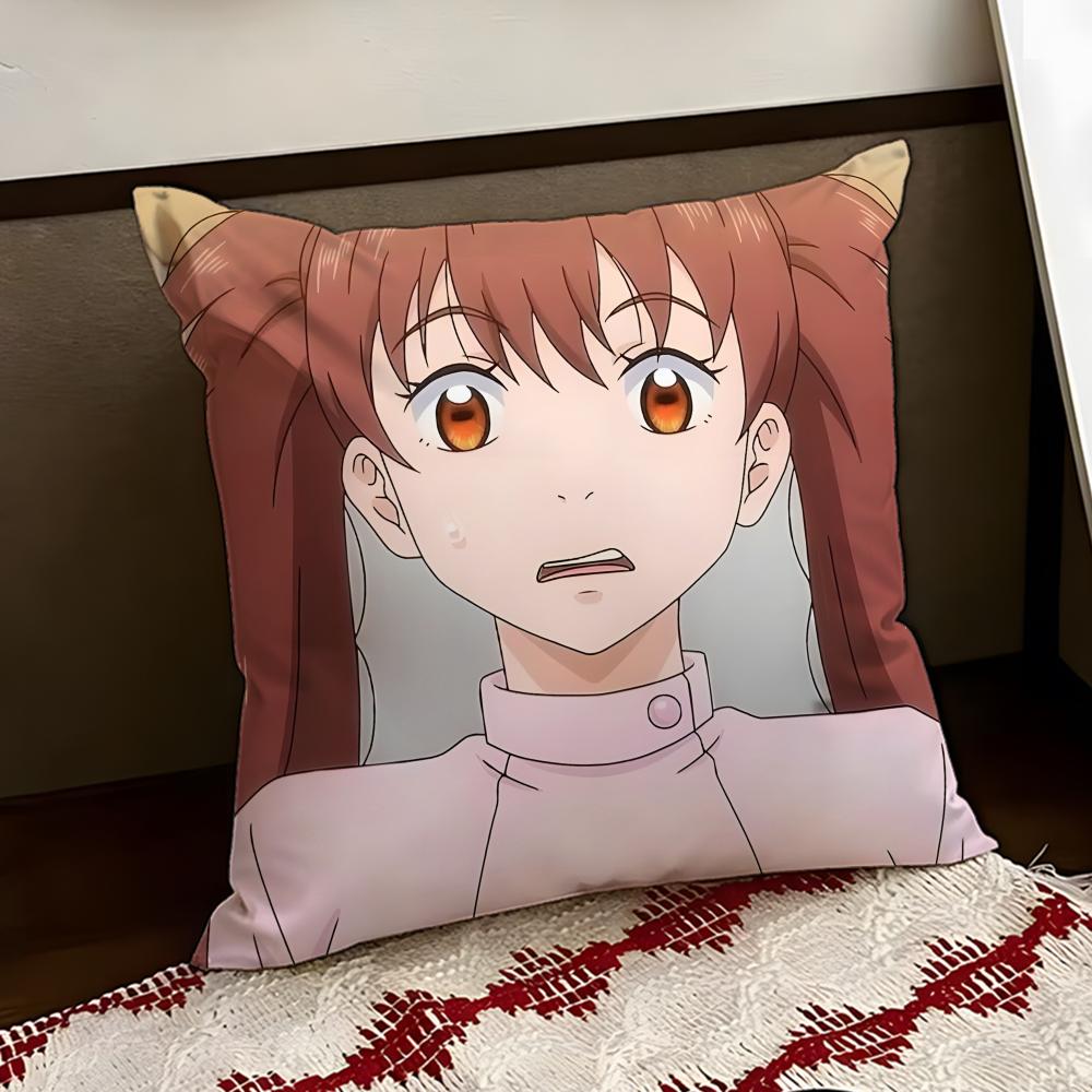 

Anime The GGene of AI Cushion Cover Reversible Soft Durable Pillow Cover Home Car MultiScene Use for Daily Comfort 30X30cm