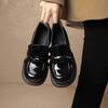 Black Versatile British Casual Platform Small Leather Shoes Women's Autumn and Winter 2025 New French Retro Mary Jane Single Shoes