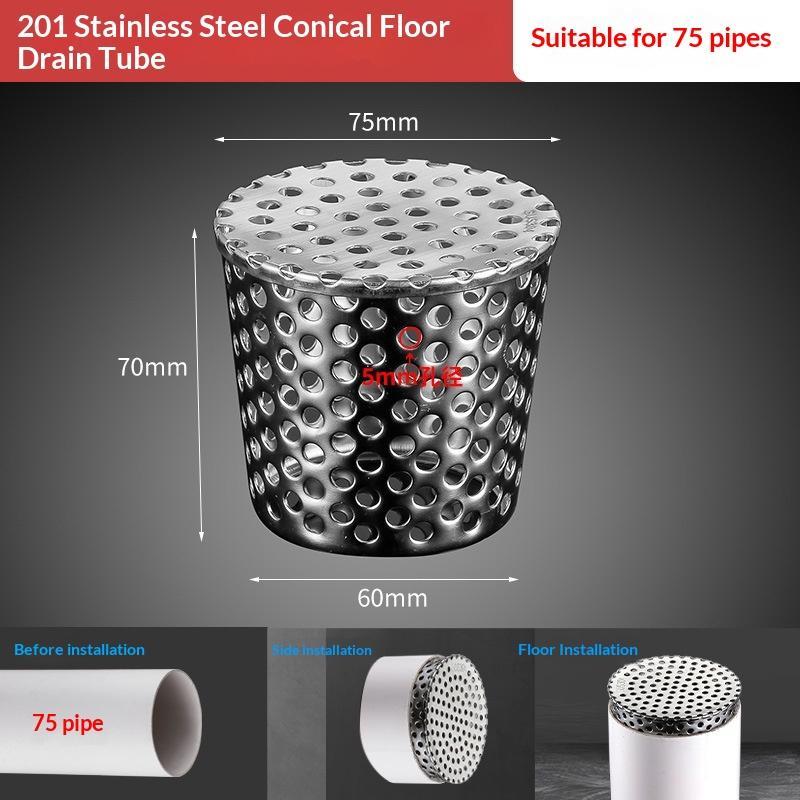 Rooftop Floor Drain Cover Anti Rodent Anti Blocking Outer Filter Screen 1Pcs Weather Resistant for Outdoor Drainage