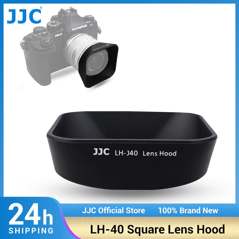 

JJC LH-40 Square Lens Hood Compatible with Olympus M.Zuiko Digita 14-42mm 1:3.5-5.6 II &14-42mm 1:3.5-5.6 II R Lens Pen EP7 EM10