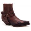 European and American Fashion Low Heel Pointed Burn Flower Strap Men's Knight Boots Chelsea Men's Boots Large Size