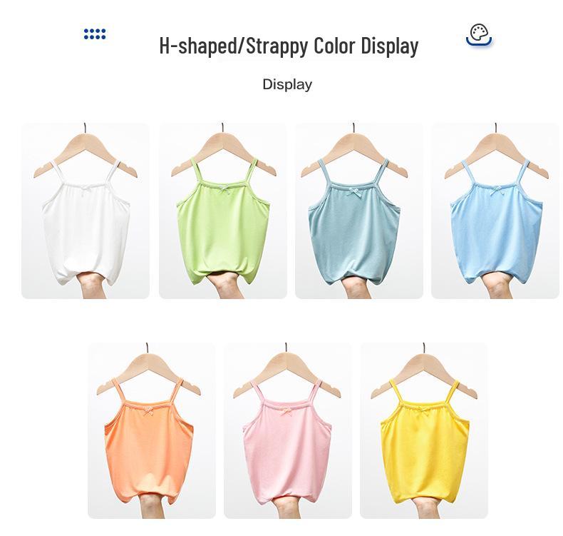 Children's Modal Racerback Tank Top - Seasonal Base Layer for Boys & Girls