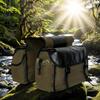 Motorradtasche Wasserdichte Leinwand Satteltasche Fahrrad Aufbewahrungstasche Für Motorrad Fahrrad Roller Radfahren Touren Pendeln Reisen Straße