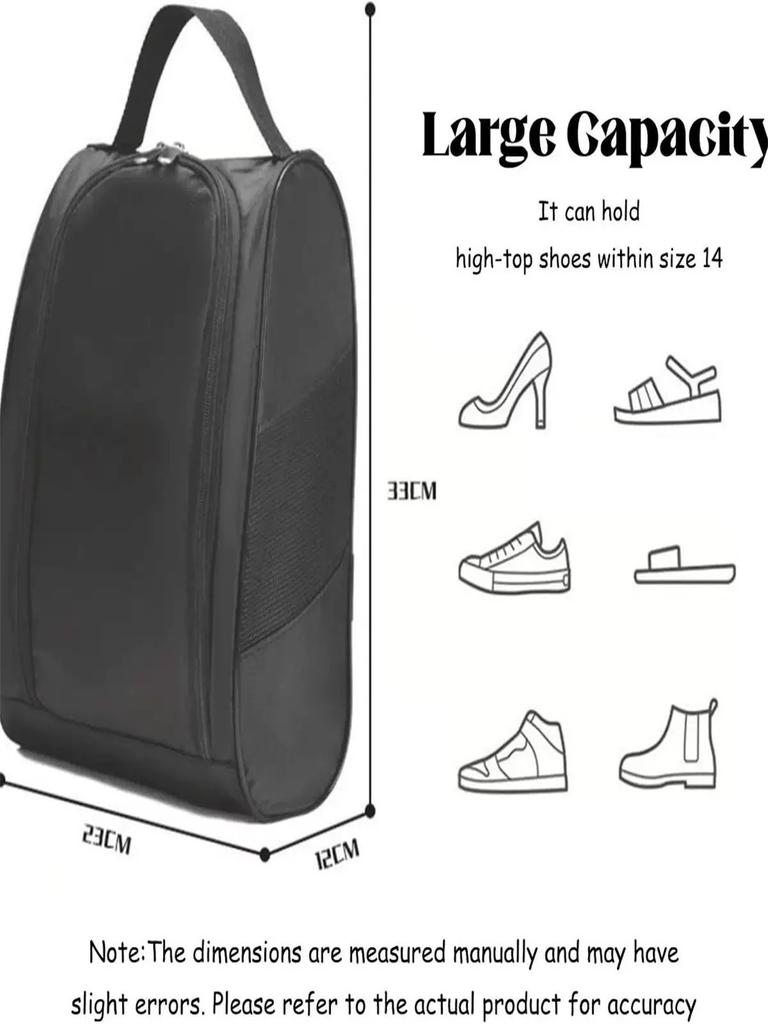 Large Capacity Sneaker Storage Bag Unisex Breathable Tennis Shoe Organizer Portable Carrier with Handle for Gym Travel