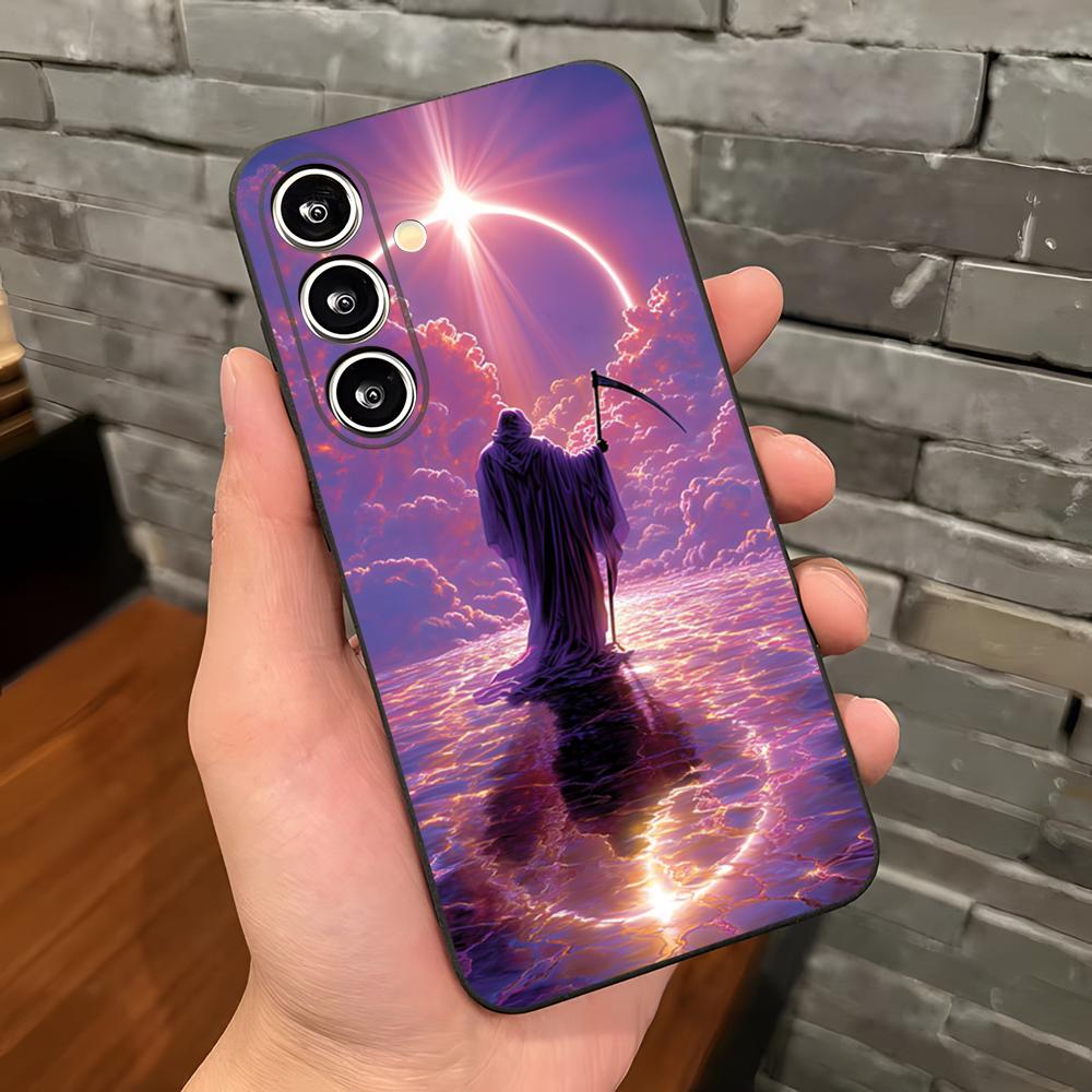 Grim Reaper Cool Phone Case For Samsung A25 A13 A33 5G A54 A36 A35 A56 A52 A14 Shockproof Soft Cover