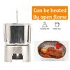1pcs Stainless Steel Camping Pot Outdoor Food Container For Hiking Easy To Clean Suitable For Camping Picnic Backpacking Travel