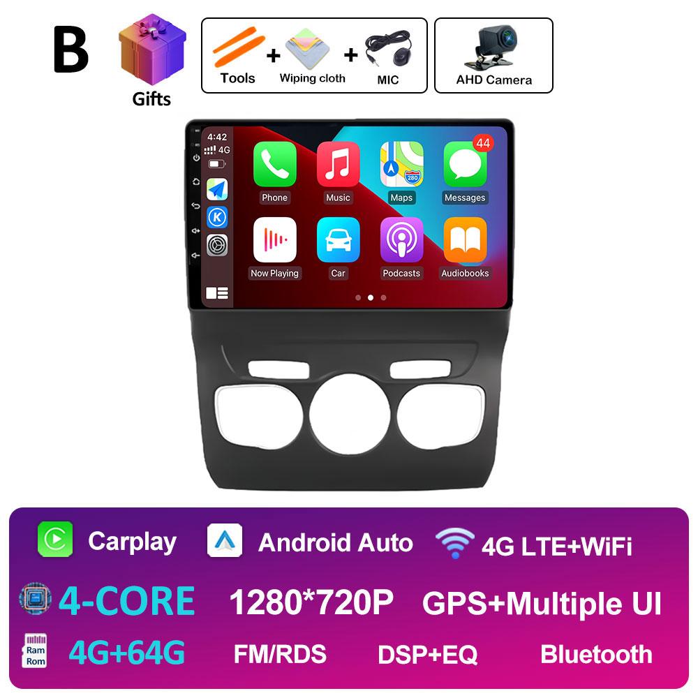 For Citroen C4 C4L DS4 2012 2013 2014 2015 2016 2017 Navigation GPS DSP Stereo Autoradio Car Radio Player QLED IPS Screen WIFI