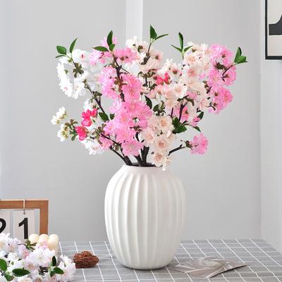 47cm Künstlicher Kurzer Zweig Kirschblüte Tischdekoration Oktober Kirschblüte Landschaft Künstlicher Kirschblütenzweig