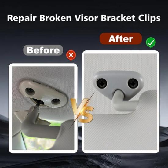 1x Driver Side Sun Visor Mount Clip Gray for 2008-2010 2012-2014 Subaru WRX