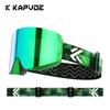 Kapvoe Photochromic Ski Goggles Magnetic Anti-Fog Lenses UV400 Protection Men Women Ski Goggles Snow Sunglasses Sports Eyewear