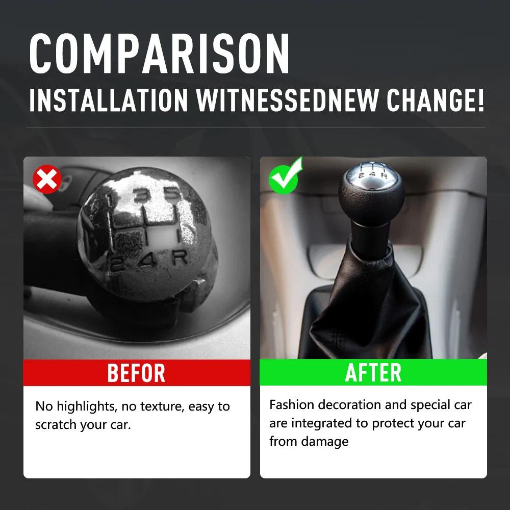 Für PEUGEOT CITROEN Auto Schalthebelknauf Manschette Gehäuse C1 C3 C4 106 107 205 206 207 306 307 308 309 405 406 407 508 605 607 806 807